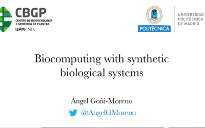 Biocomputing with synthetic  biological systems