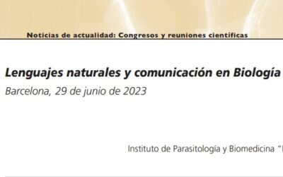 «Lenguajes naturales y comunicación en Biología»